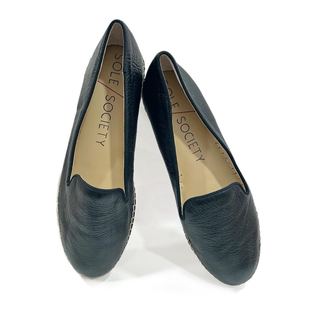 SOUL SOCIETY Sammah Leather Espadrille Loafers